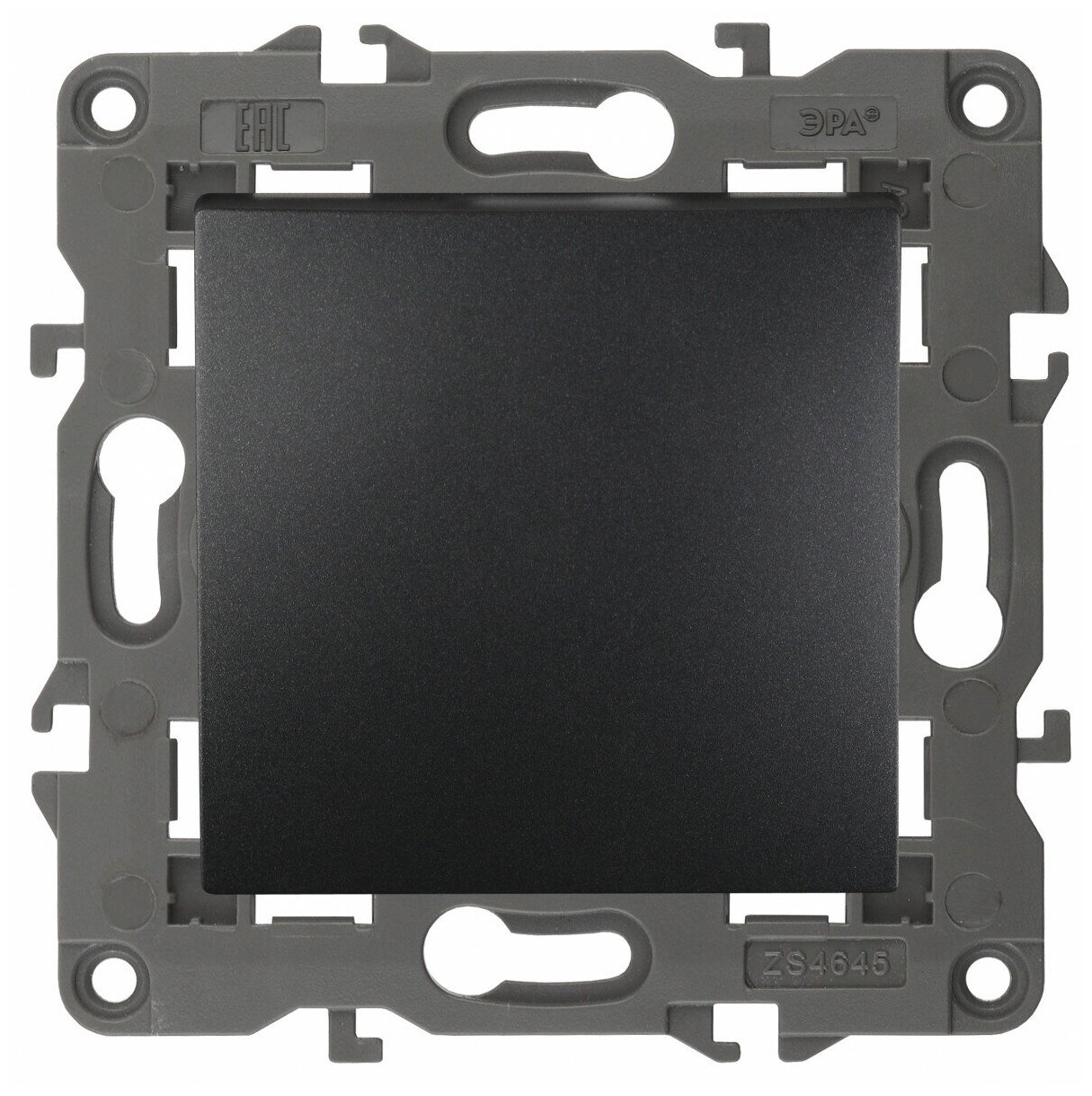 фото ЭРА 14-1103-05 ЭРА Переключатель, 10АХ-250В, IP20, Эра Elegance, антрацит (10/100/1600)