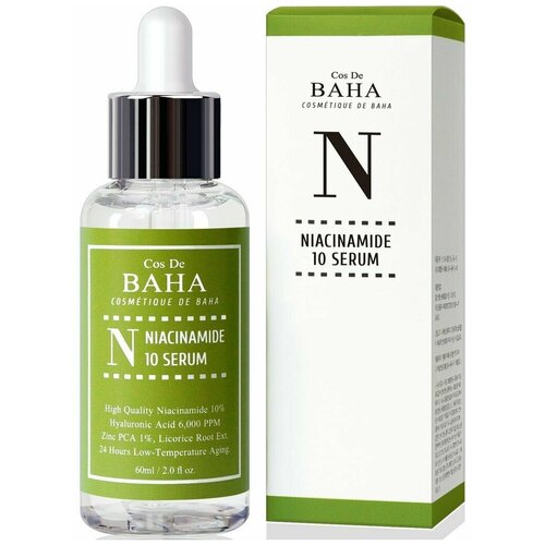 Сыворотка для сужения пор Cos De BAHA Niacinamide 10 Serum (60 ml)