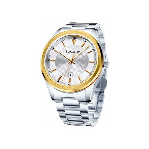фото Мужские стальные часы sokolov 319.79.00.000.05.01.3