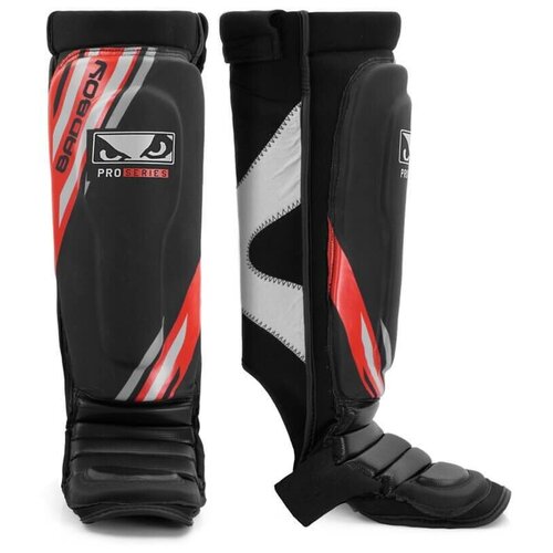 фото Щитки bad boy pro series advanced mma shin guards-black/red s/m