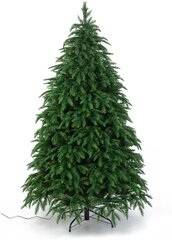 Искусственная елка новогодняя Литая+ПВХ Crystal Trees власта зеленая с вплетенной гирляндой , высота 180 см