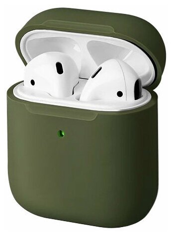 Uniq LINO силиконовый чехол для AirPods 1/2, зеленый