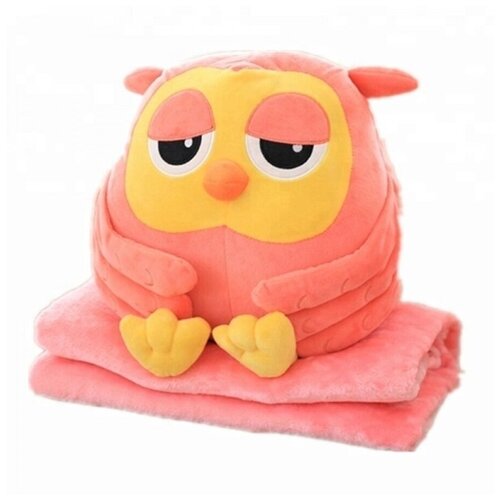 3 в 1 Сова с пледом внутри Сова с пледом внутри/Игрушка с/3 в1/Мягкие игрушки/Игрушка подушка/плед