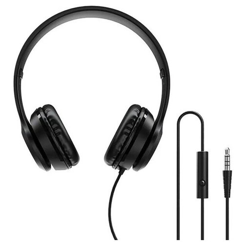 Наушники Borofone BO5 Star sound накладные микрофон Jack 35 мм кабель 12 м чёрные 116800₽