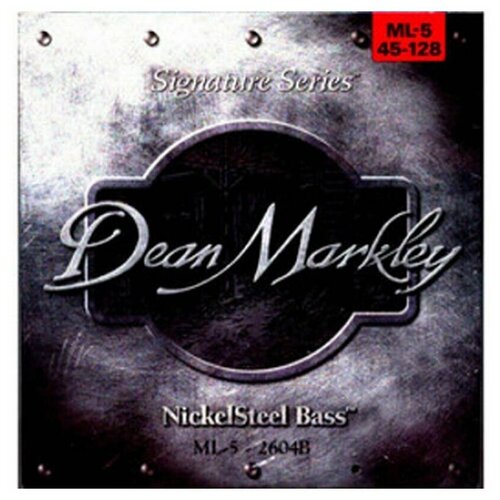 Струны для бас-гитары Dean Markley Nickelsteel Bass ML 2604B - (45-65-85-105-128)