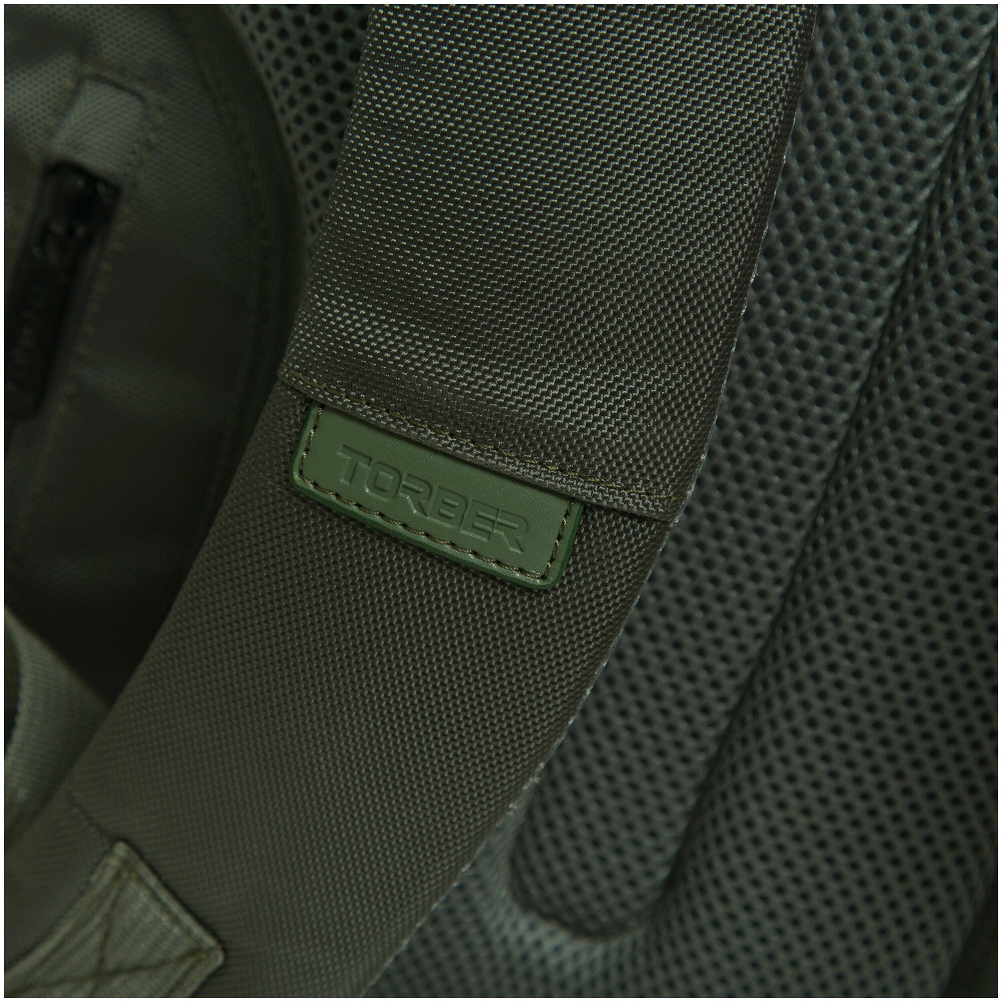 Рюкзак Torber Vector 15,6" T7925-GRE с отделением для ноутбука, серо-зеленый - фото №6