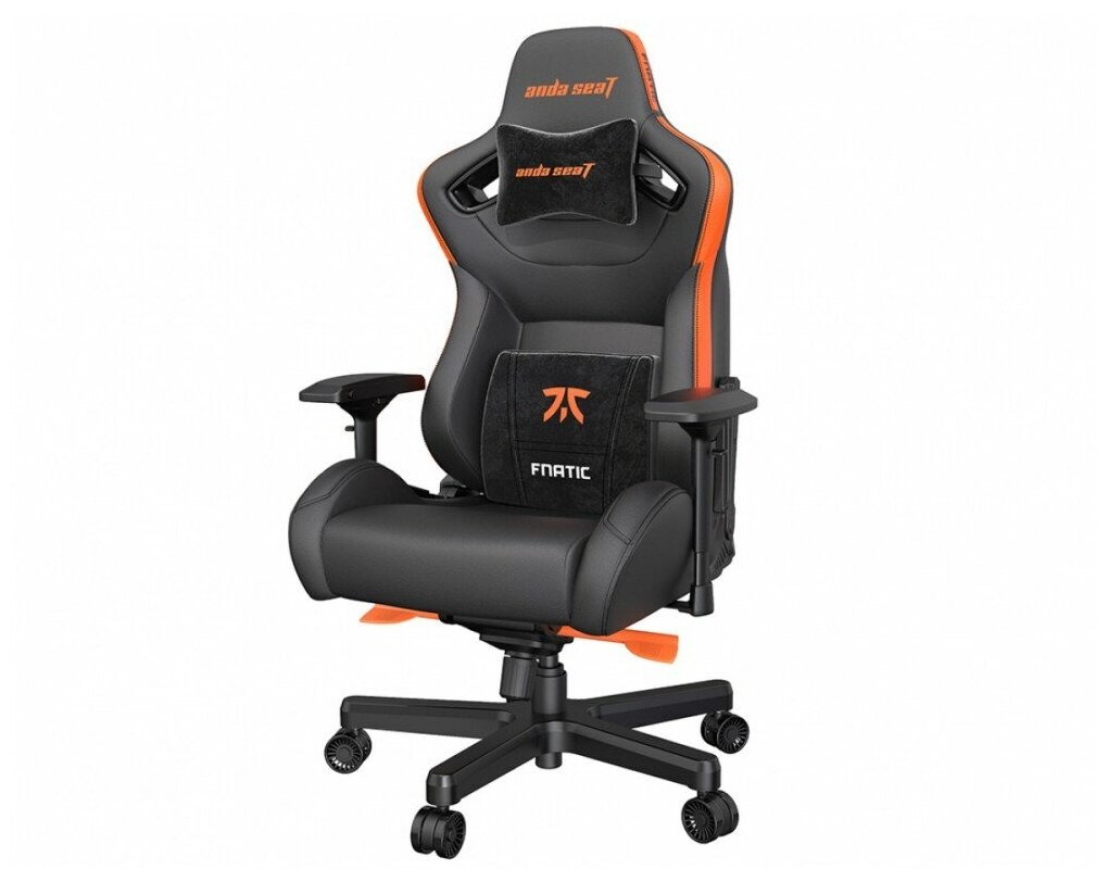 Игровое компьютерное кресло Anda Seat Fnatic Edition, черный/оранжевый