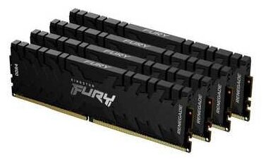 Оперативная память Kingston 32GB 3200MHz DDR4 CL16 DIMM Kit of 4 FURY Renegade Black