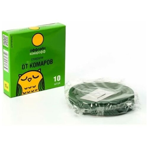 Оффлайн Комарофф Спирали от комаров и мошек Быстро, 10 шт