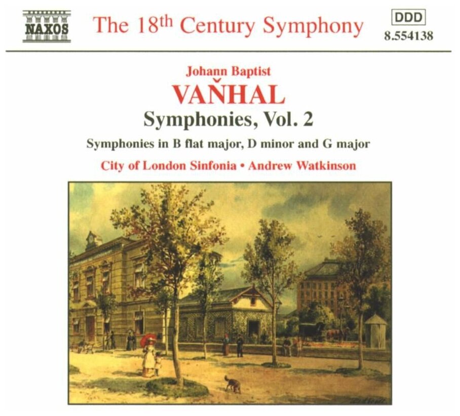 Vanhal - Symphonies, Vol. 2 (18Th Century) - Naxos CD Deu ( Компакт-диск 1шт)