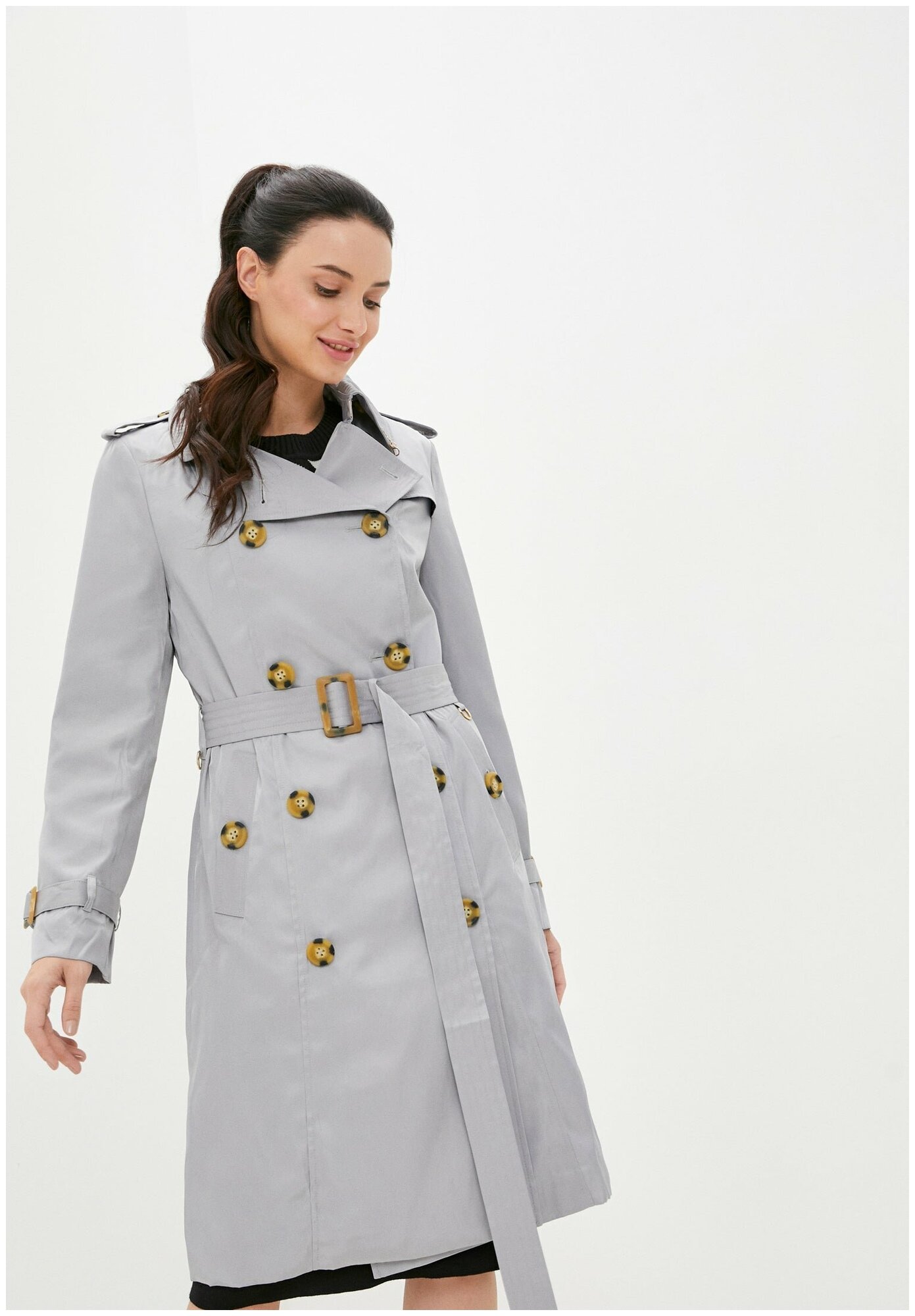 Купить Женский плащ DASTI Iconic серый за 5995р. с доставкой