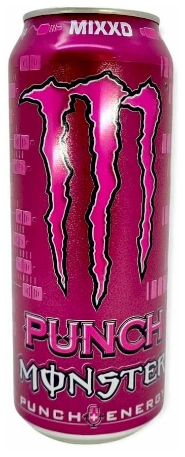 Энергетик Monster Energy MIXXD Punch /Энергетический напиток Монстер Энерджи упак. 12 шт. - фотография № 3