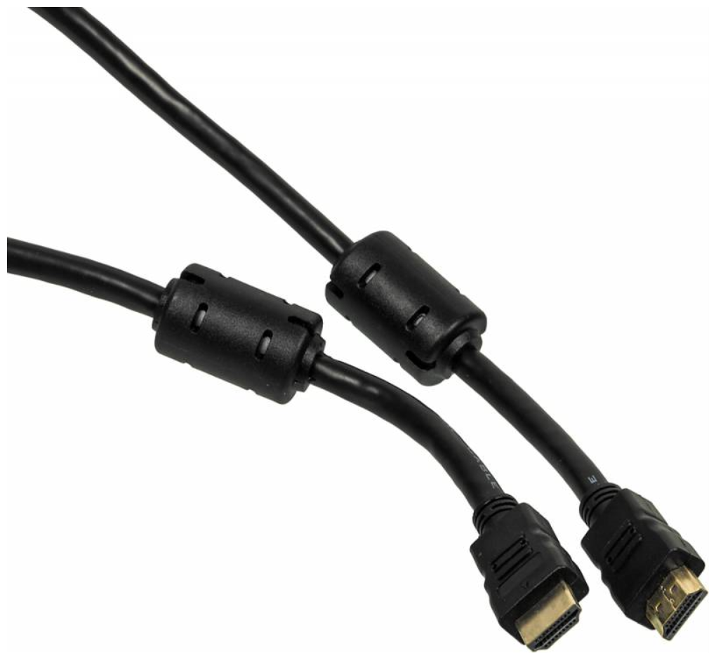 Кабель-соединительный аудио-видео NINGBO HDMI-5M-MG, HDMI (m) - HDMI (m) , ver 1.4, 5м, GOLD ф/фильтр, черный, блистер [hdmi-5m-mg(ver1.4)bl] - фото №5