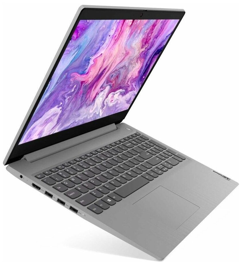 Ноутбук Lenovo IdeaPad 3 15ITL05 81X800BGRK Intel Core i3 1115G4 30 GHz - 41 GHz 8192 Mb 156 Full HD 1920x1080 256 Gb SSD DVD нет Intel UHD Graphics No OS серый 17 кг 81X800BGRK