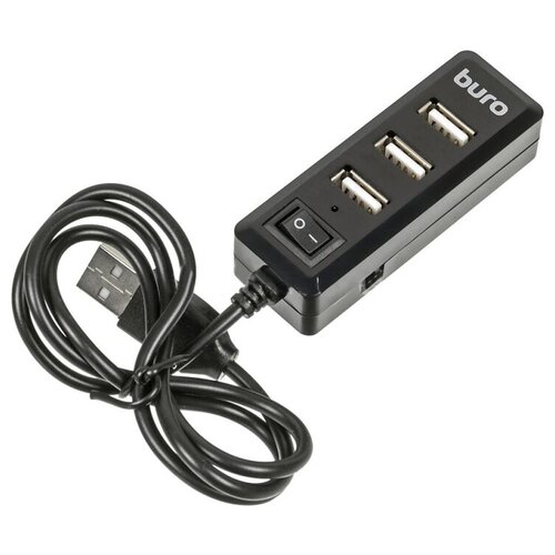 USB  BURO  USB 2.0 Buro BU-HUB4-0.5L-U2.0 4. 