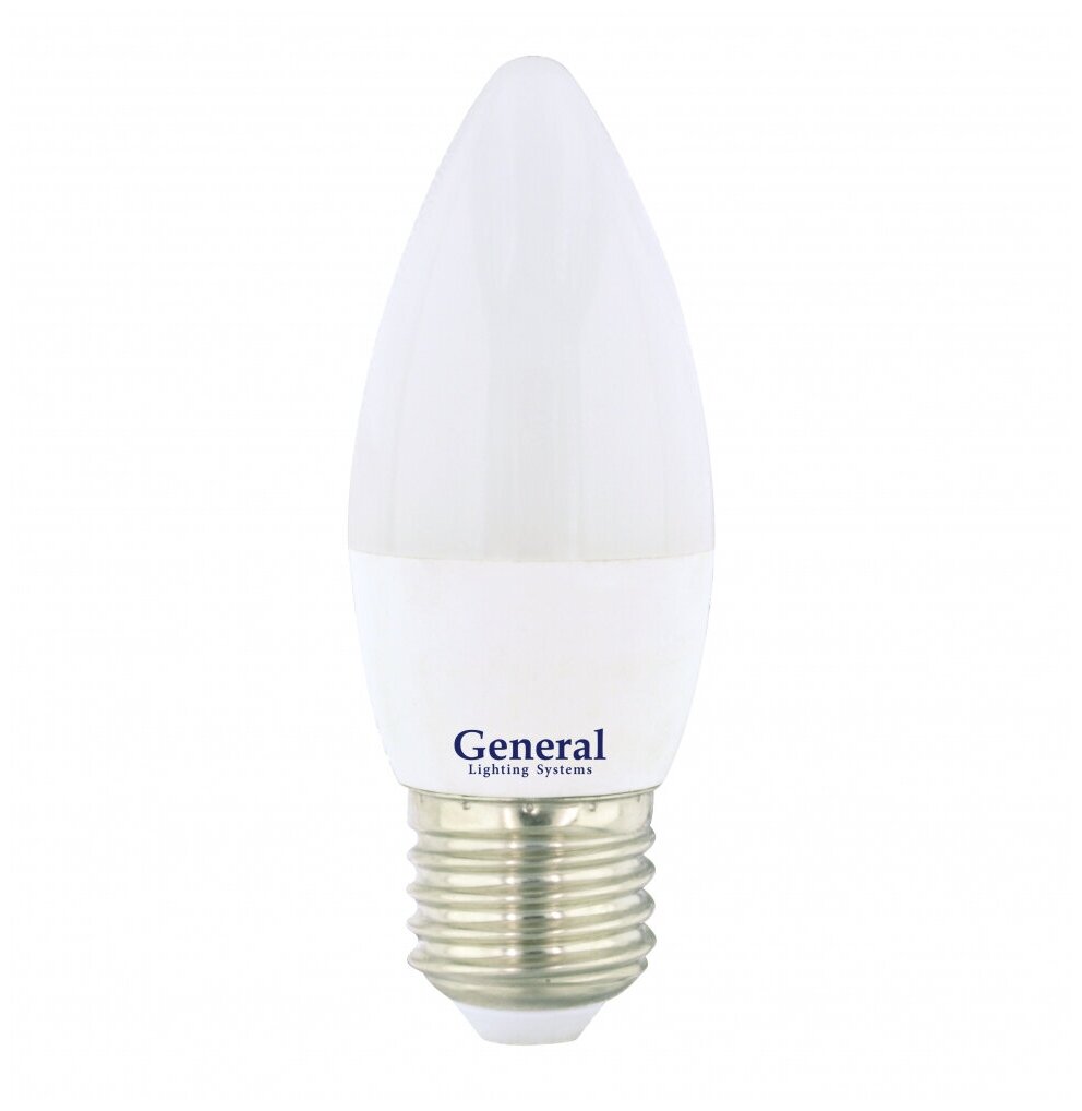 Лампа свеча светодиодная General 8Вт E27
