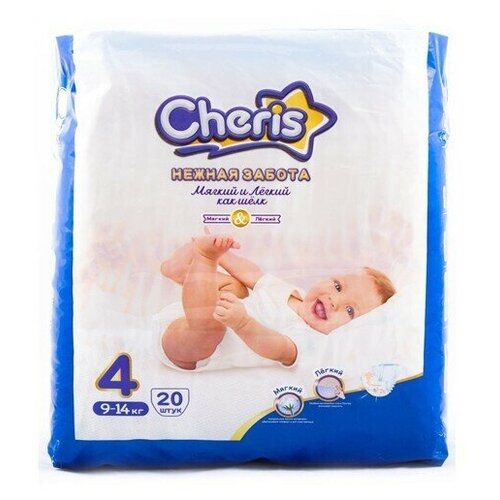 cheris Детские подгузники Cheris 20 шт. размер L (9-14кг)
