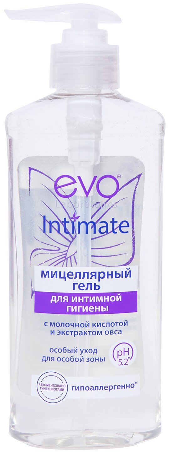 EVO Мицеллярный гель для интимной гигиены Evo Intimate, 275 мл.