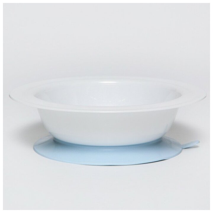 Детская тарелка на присоске, с голубым декором 7734317 - фотография № 17