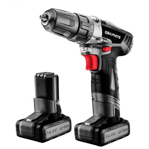 GRAPHITE Дрель-шуруповерт аккумуляторная 2x144В Li-Ion 15Aч сумка 58G215 1086600₽