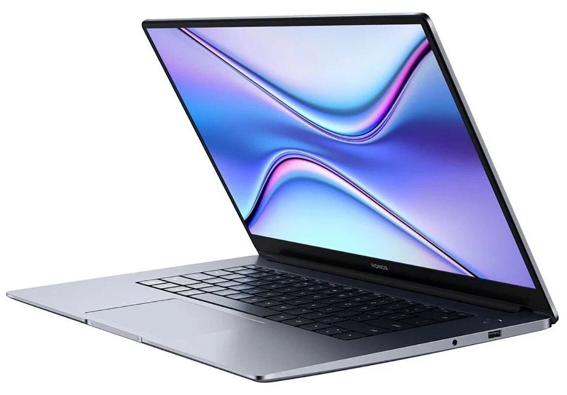 Ноутбук HONOR MagicBook X 15BBR-WAI9 (1920x1080, Intel Core i3 2.1 ГГц, RAM 8 ГБ, SSD 256 ГБ, Win10 Home), 53011UGC-001, серый