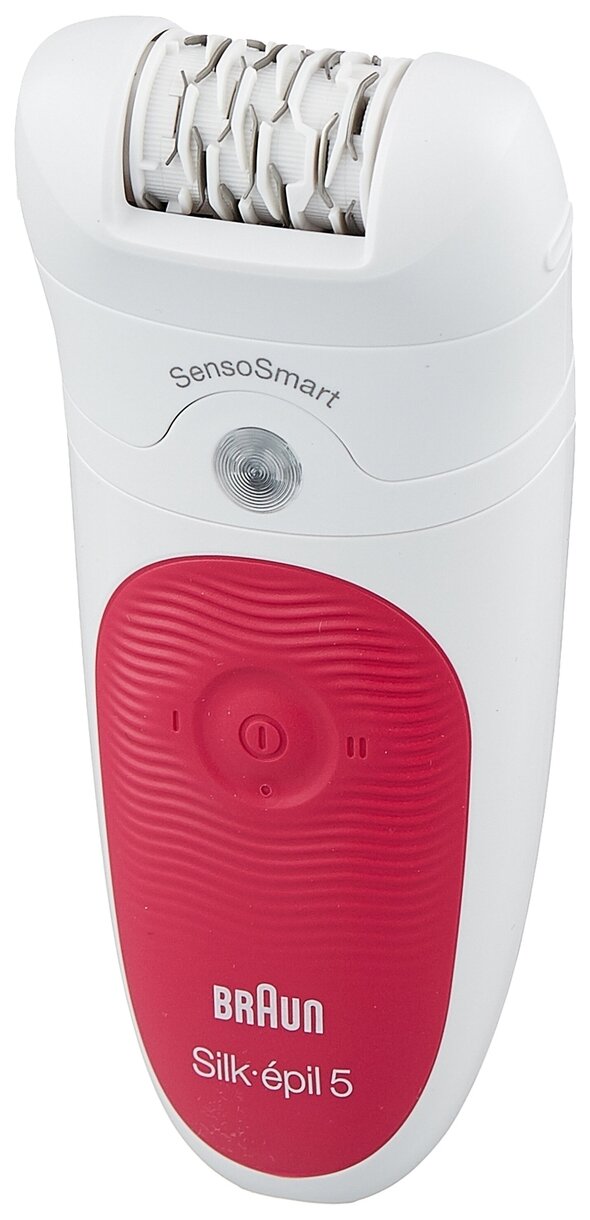 Эпилятор Braun 5-500 Silk-epil SensoSmart, малиновый