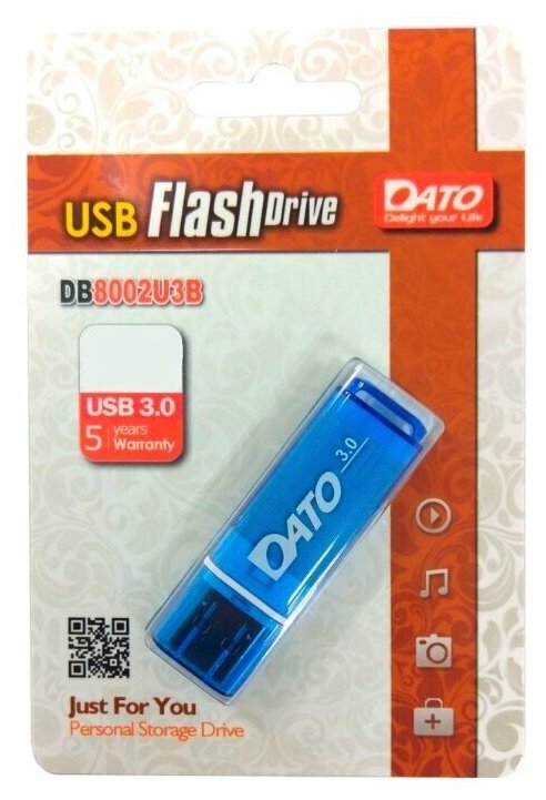 Флешка Dato DB8002U3 DB8002U3G-128G blue