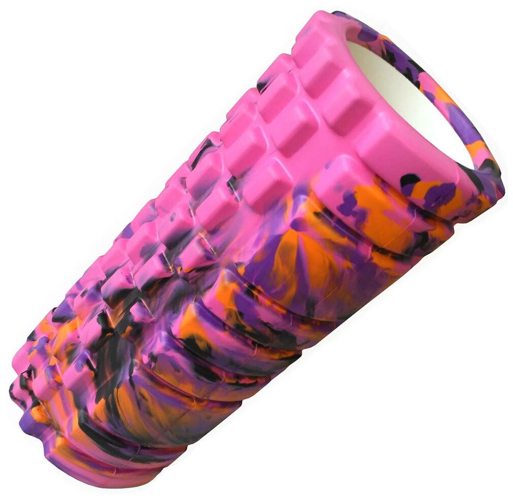 Foam Roller Multicolor 33см - Розовый-Мультиколор