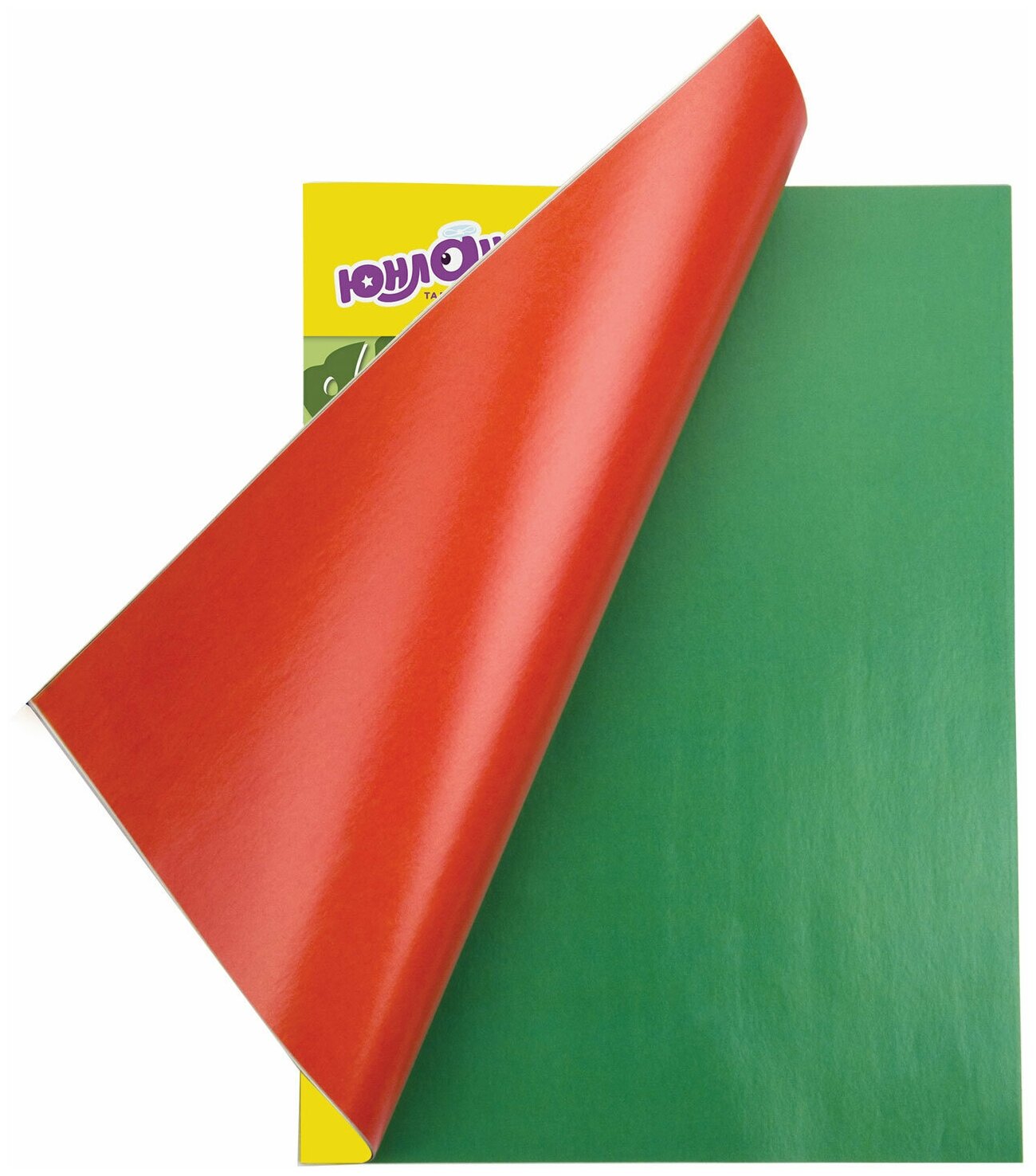 Цветная бумага Юнландия Тукан А4 200*280мм 10 цветов 18 листов - фото №2