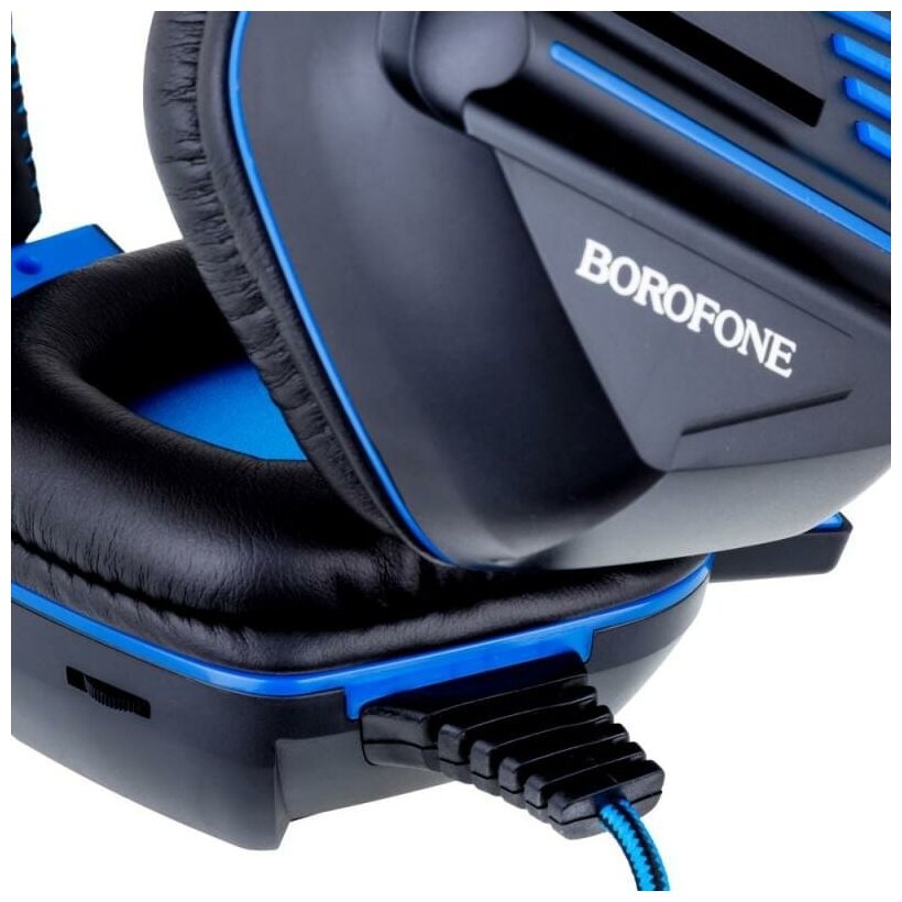Наушники игровые BO101 BOROFONE черные с синим