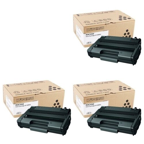 Ricoh Картриджи комплектом Ricoh SP 3400-LE 3 Pack 406523-3PK SP-3400-LE черный 7.5K