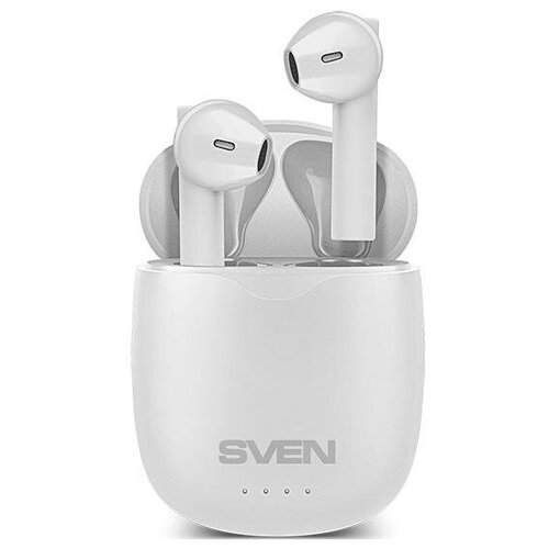 Гарнитура вкладыши Sven E-727BT белый беспроводные bluetooth в ушной раковине 160300₽