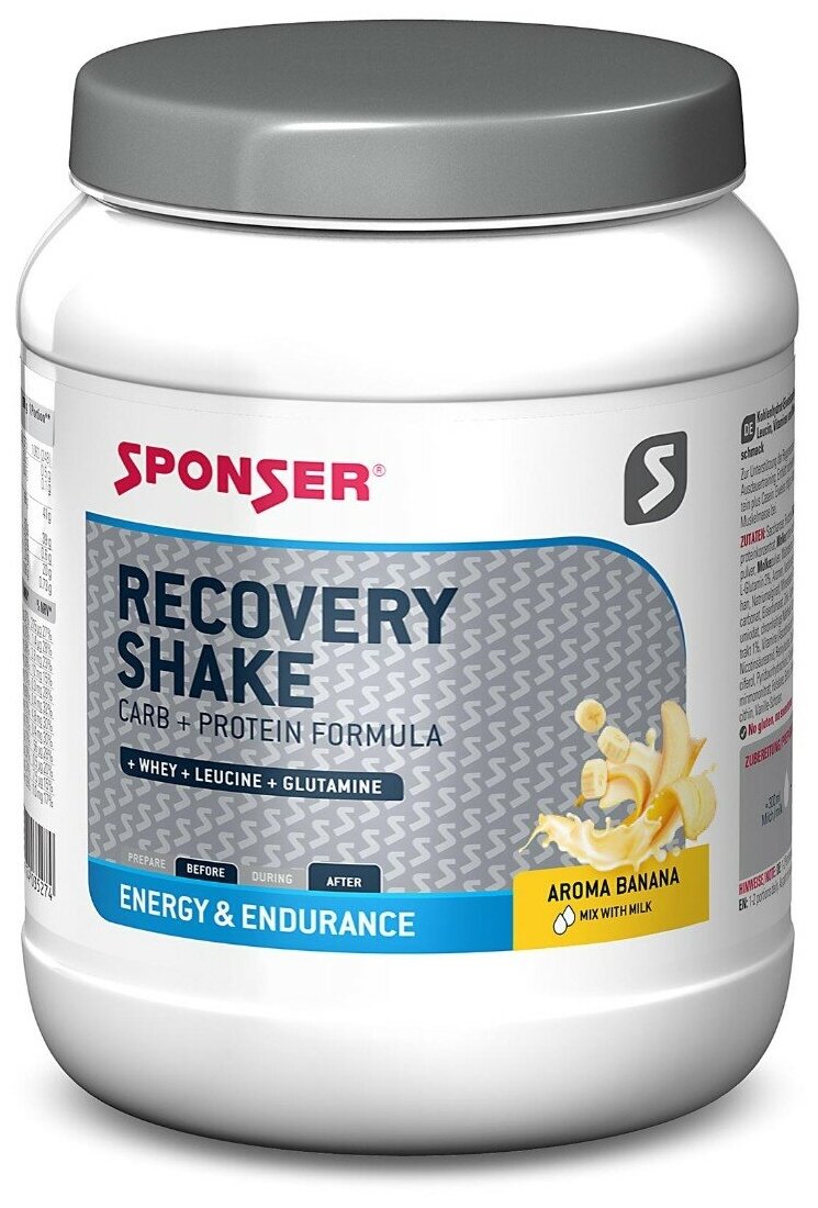 Sponser Recovery Shake Банан 900г