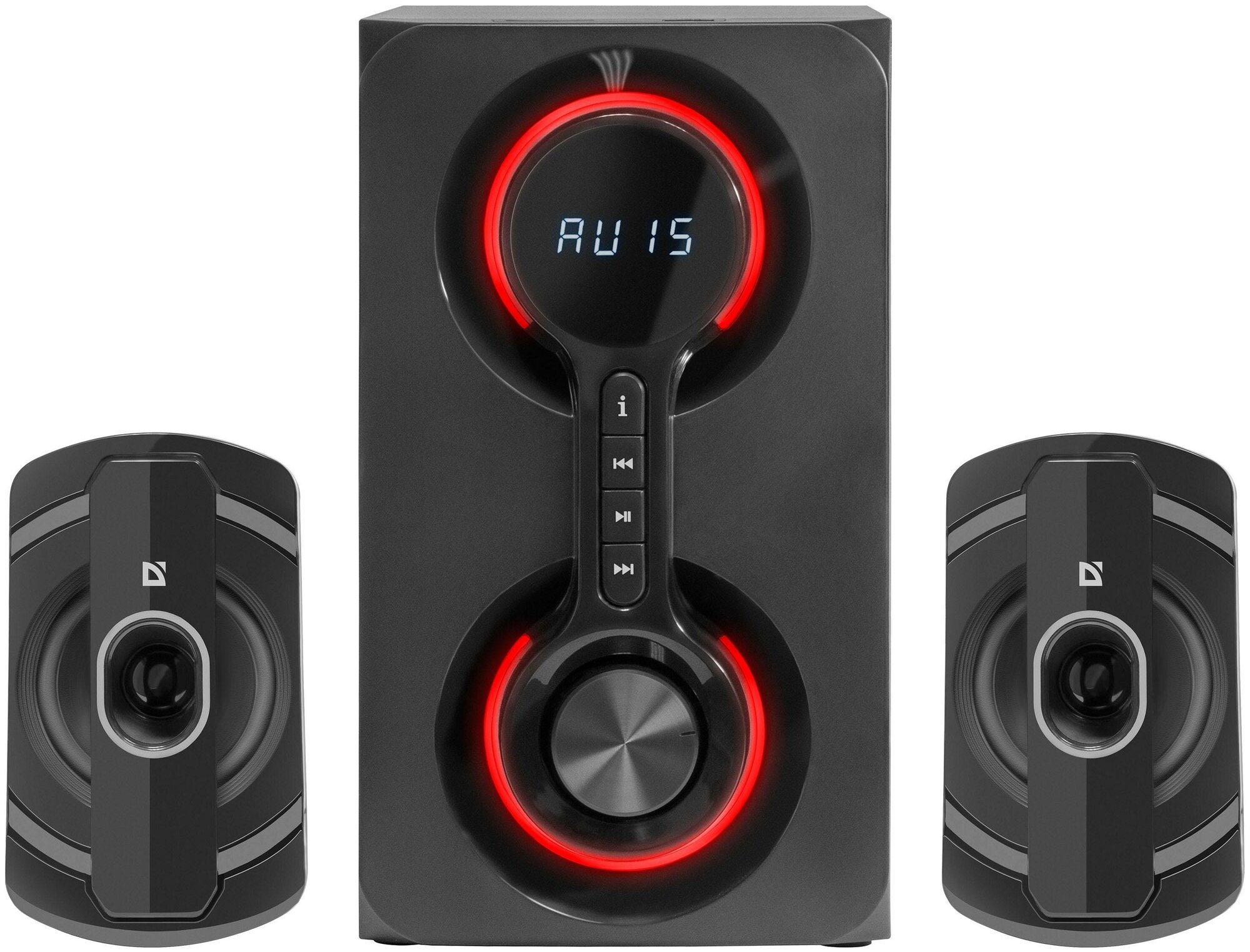 Колонки с сабвуфером Defender Eclipse акустическая стерео система 2140 Вт Bluetooth 50 MP3-плеер FM usb дерево