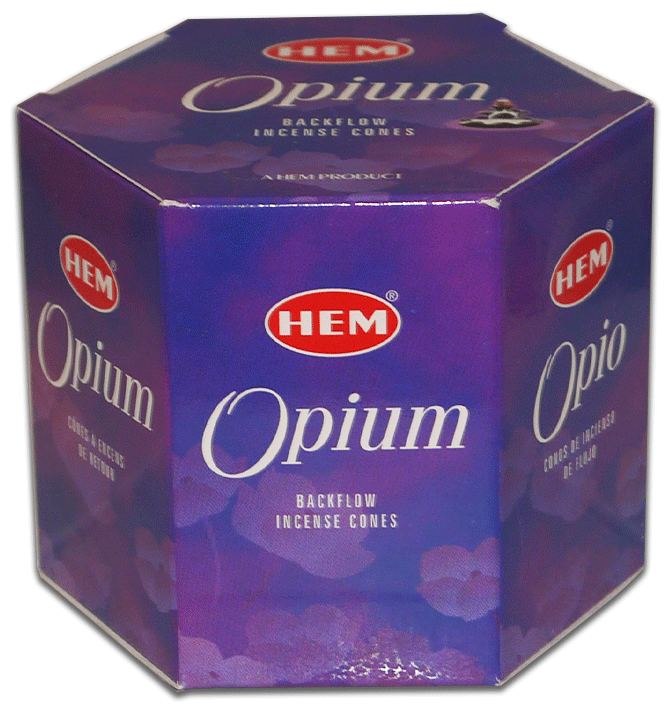 Благовония HEM Back Flow Opium (Опиум), 40 конусов