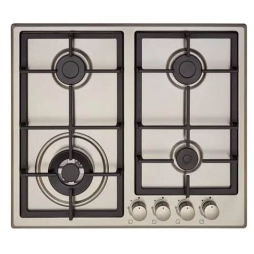 Газовая варочная панель MACBI MBH 641 WFXI нержавейка турбо конфорка чугунная решётка 1249900₽