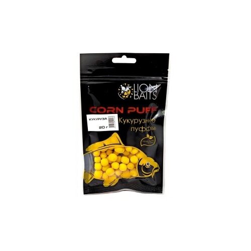 Кукурузные пуффи Corn puff LION BAITS 4-5мм Микс 20гр посыпка парфэ 20г пурпурный микс