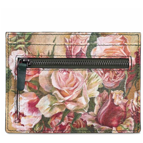 фото Чехол для карт gourji розы 133х100х10 мм сафьяно.