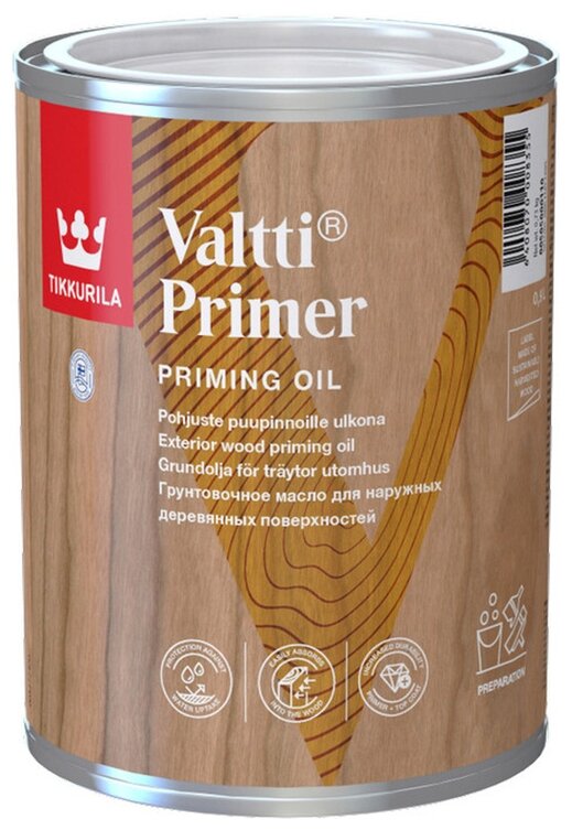 Tikkurila Valtti Primer грунт антисептик, содержащий масло 0,9 22285 .