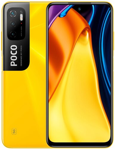 Смартфон Xiaomi POCO M3 Pro 5G 4/64 ГБ Global, Dual nano SIM, желтый ...
