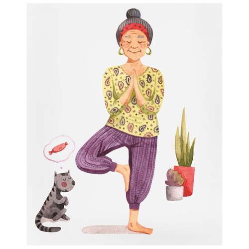 SVETOCH Тетрадь Cozy home A5 48 л. на скобе 60 г/кв. м , белизна 100 % клетка SVT_481921_04 йога