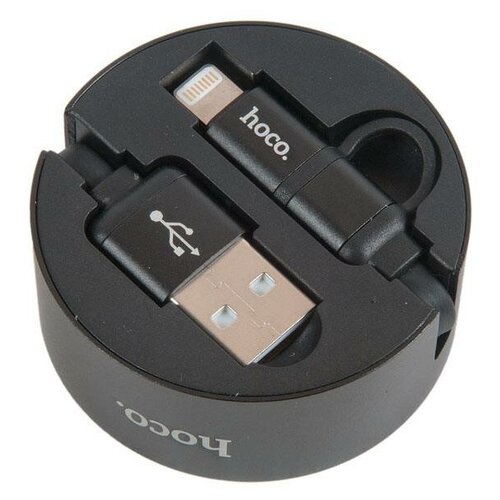 кабель micro usb joove Кабель USB-Micro USB HOCO U23 Resilient черный