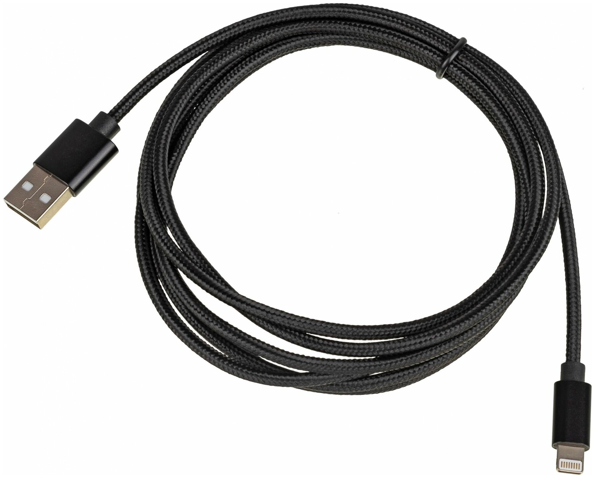 Кабель USB (m)-Lightning (m) 2м черный