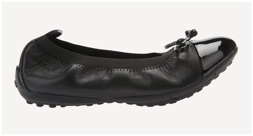 туфли GEOX для девочек JR PIUMA BALLERINE цвет чёрный, размер 31