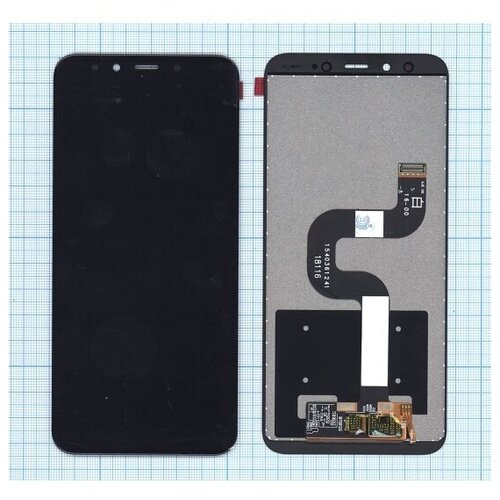 Модуль (матрица + тачскрин) Amperin для Xiaomi Mi A2 / Mi 6X черный