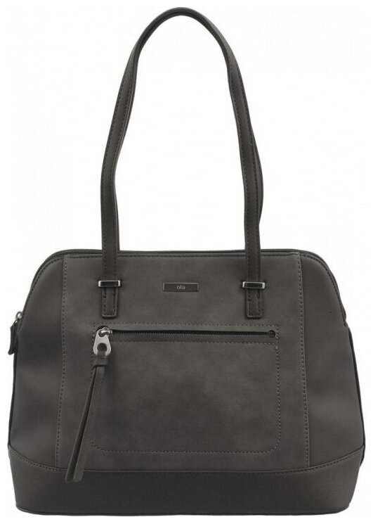 фото Сумка тоут Ola повседневная, серый