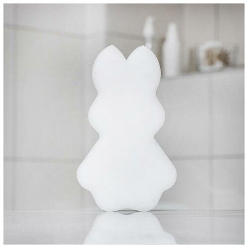 Губка для купания Зверушки 1494 см сверхмягкий поролон цвет белый 281₽