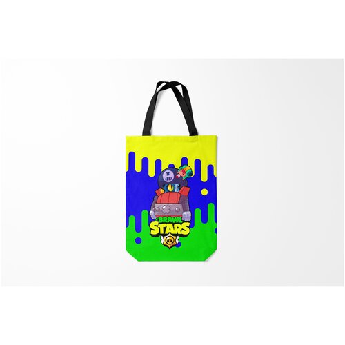 фото Сумка-шоппер / 31х42 см / геймерам / brawl stars леон х дэррил burnettie