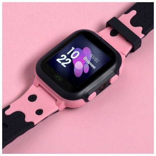 Детские смарт-часы Windigo AM-15 144 128x128 SIM 2G LBS камера 008 Мп розовые 258400₽