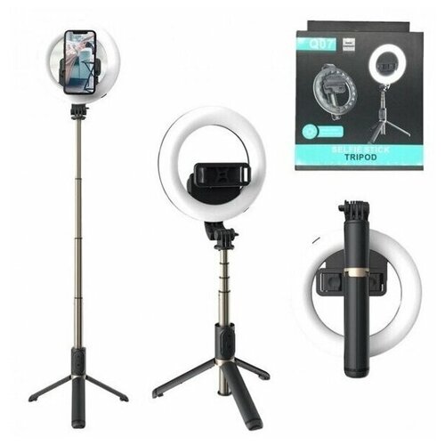Q07 cелфи палка кольцевая лампа штатив для смартфона Встроенный аккумулятор 89000₽